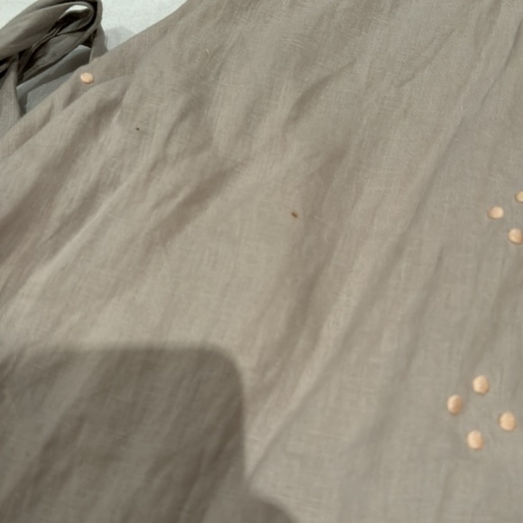 INNIKA Choo Gray Lavendar Linen Dress - Picture 4 of 6